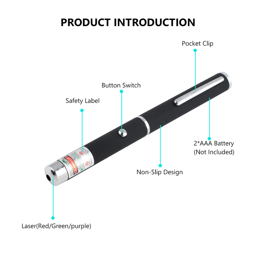 Goah Cat  Laser Pointer Toy Fun Exercise  Light  For Cats & Dogs Visible Beam