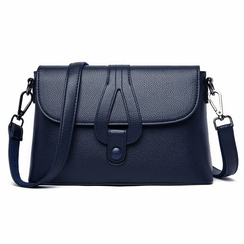 Lady's Solid Color Fashion Small Square Bag