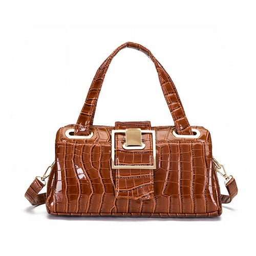 Lady's PU Leather Single Shoulder Casual Messenger Bag