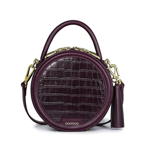 Ladies' Portable Crossbody Small Round Bag For Dating