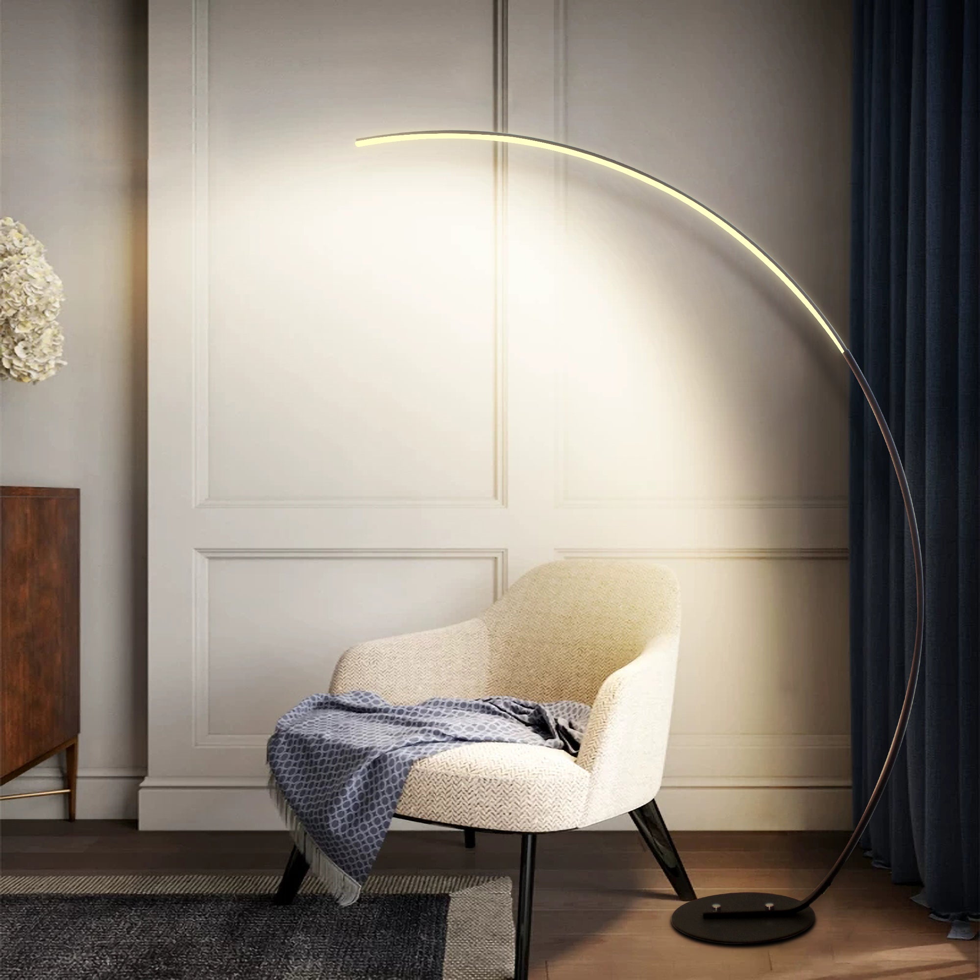 Goah  Modern Curve Floor Lamp
