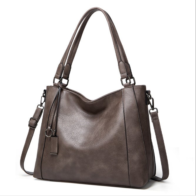 Ladies Soft Leather Portable Fashion Casual Messenger Bag