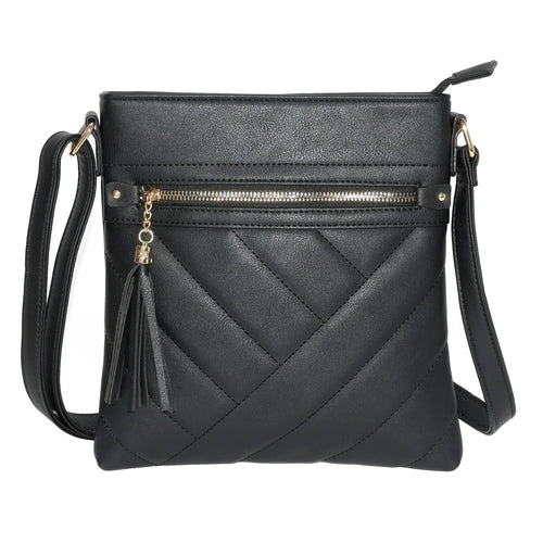 Ladies' Crossbody Bag with Quilt Design