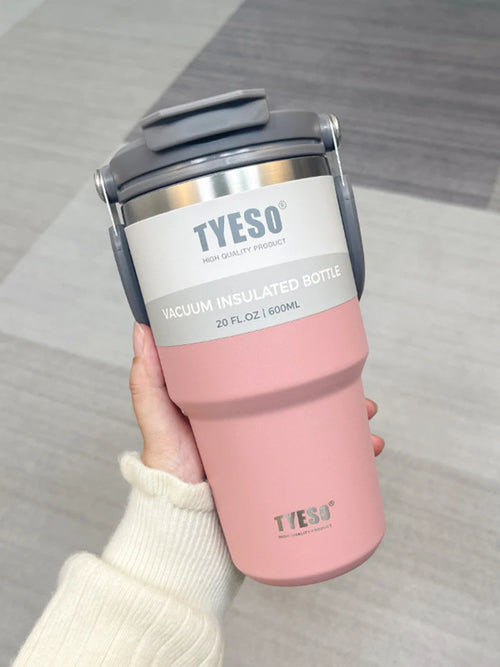 Tyeso's New Coffee Cup With Double-Layer Insulation And Cold
