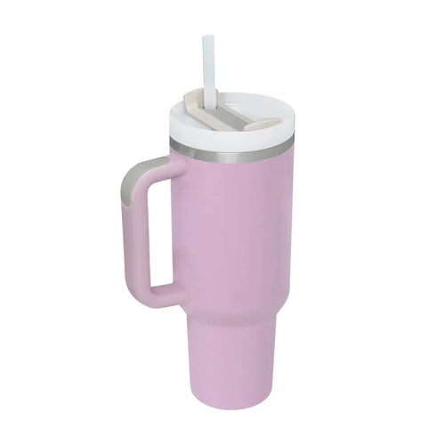 40 oz Tumbler with Handle Lid Straw 40oz Stainless Steel Water Bottle