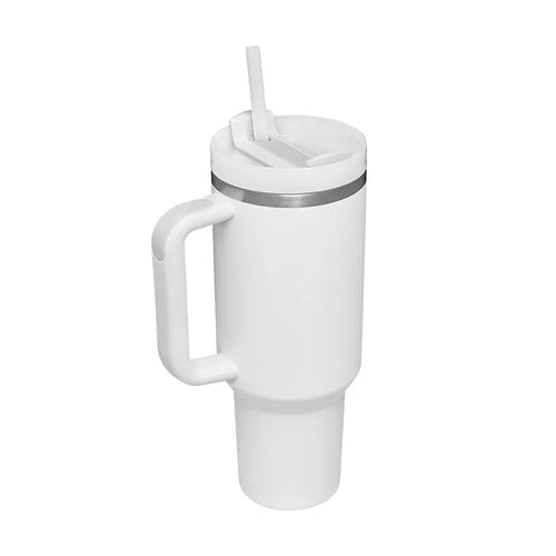 40 oz Tumbler with Handle Lid Straw 40oz Stainless Steel Water Bottle