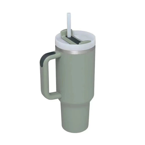 40 oz Tumbler with Handle Lid Straw 40oz Stainless Steel Water Bottle