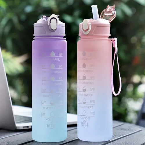 Portable Car Cup Stainless Steel Thermos Cup with Straw & Handle