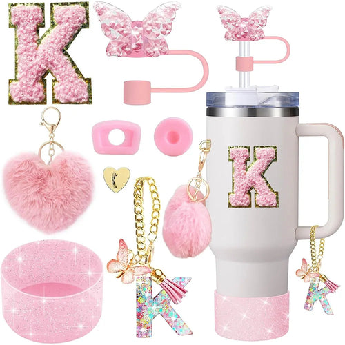 8pcs Cup Accessories for Stanley Cup 30oz 40oz Includes Butterfly