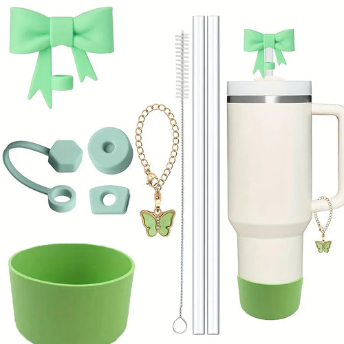 9pcs Cup Accessories for Stanley Spill Proof Stopper 10mm Straw Cover