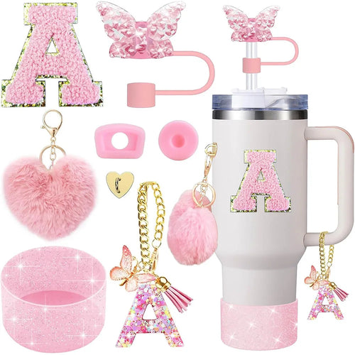 8pcs Cup Accessories for Stanley Cup 30oz 40oz Includes Butterfly
