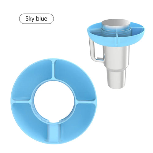silicone portable flower snack fruit cup bottle fruit dishs tray pan