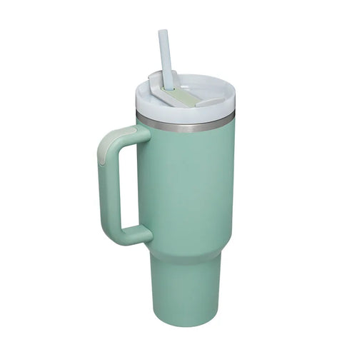 40 oz Tumbler with Handle Lid Straw 40oz Stainless Steel Water Bottle
