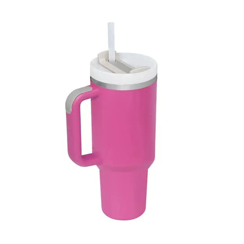 40 oz Tumbler with Handle Lid Straw 40oz Stainless Steel Water Bottle