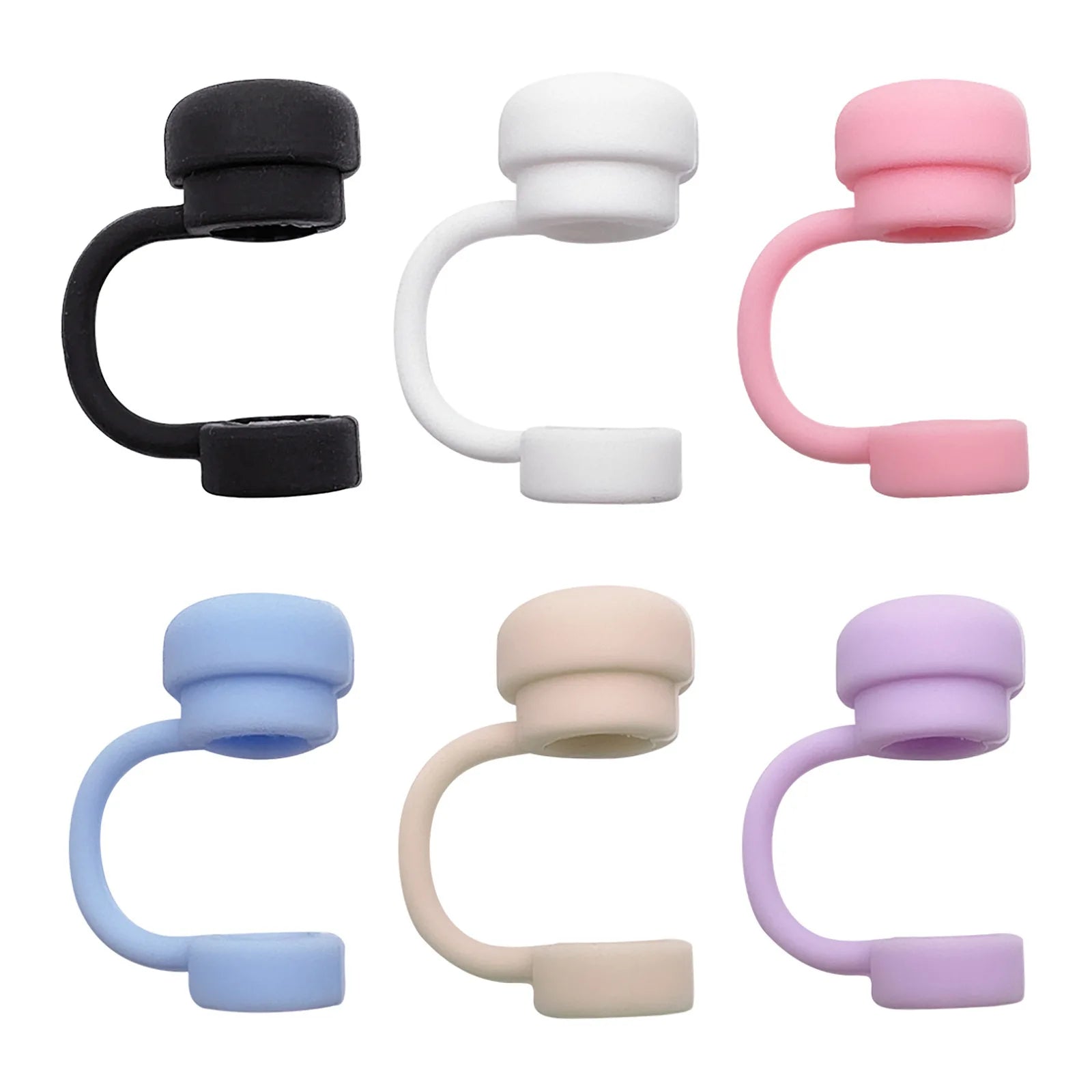 2024Straw Covers Cap Reusable Silicone Straw Toppers For Stanley Cup
