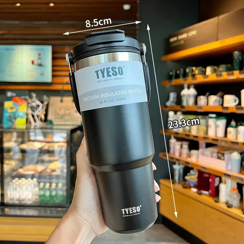Tyeso's New Coffee Cup With Double-Layer Insulation And Cold