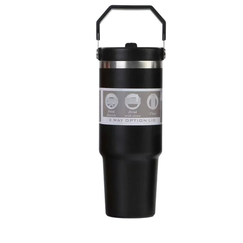 30oz Large Capacity Portable Car Cup Stainless Steel Thermos Cup with