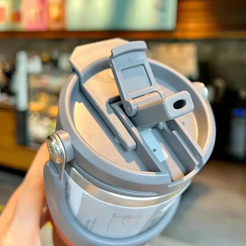 Tyeso's New Coffee Cup With Double-Layer Insulation And Cold