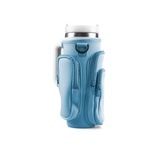 30oz 40oz Insulated Water Bottle Cover for Stanley Cup with Pouch