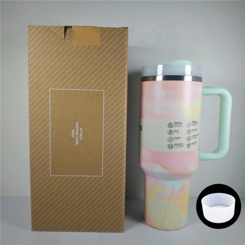 40 Oz Stainless Steel Vacuum Insulated Tumbler Cups With Lids and