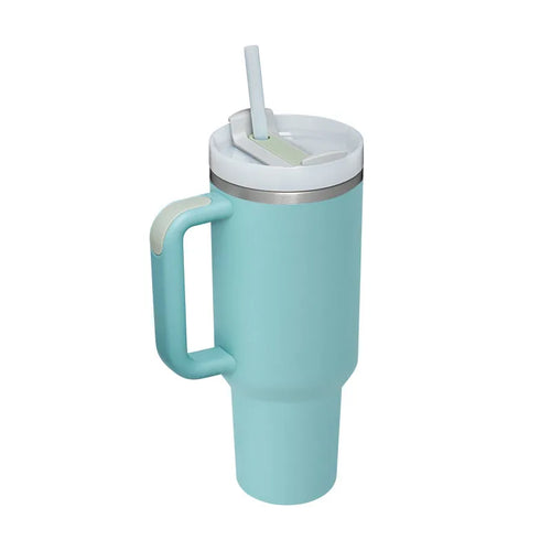 40 oz Tumbler with Handle Lid Straw 40oz Stainless Steel Water Bottle