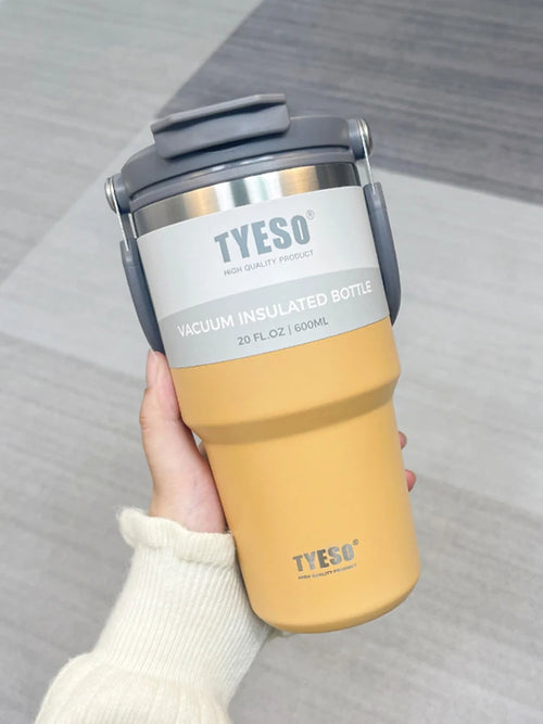 Tyeso's New Coffee Cup With Double-Layer Insulation And Cold