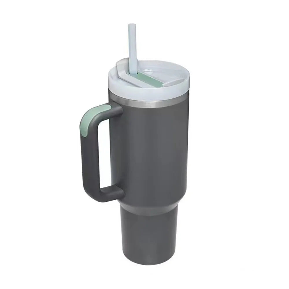 40 oz Tumbler with Handle Lid Straw 40oz Stainless Steel Water Bottle