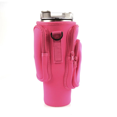 30oz 40oz Insulated Water Bottle Cover for Stanley Cup with Pouch