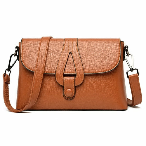 Lady's Solid Color Fashion Small Square Bag