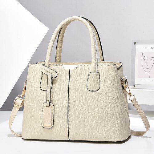 Women PU Leather Handbags Ladies Large Capacity Tote Bag Female Square