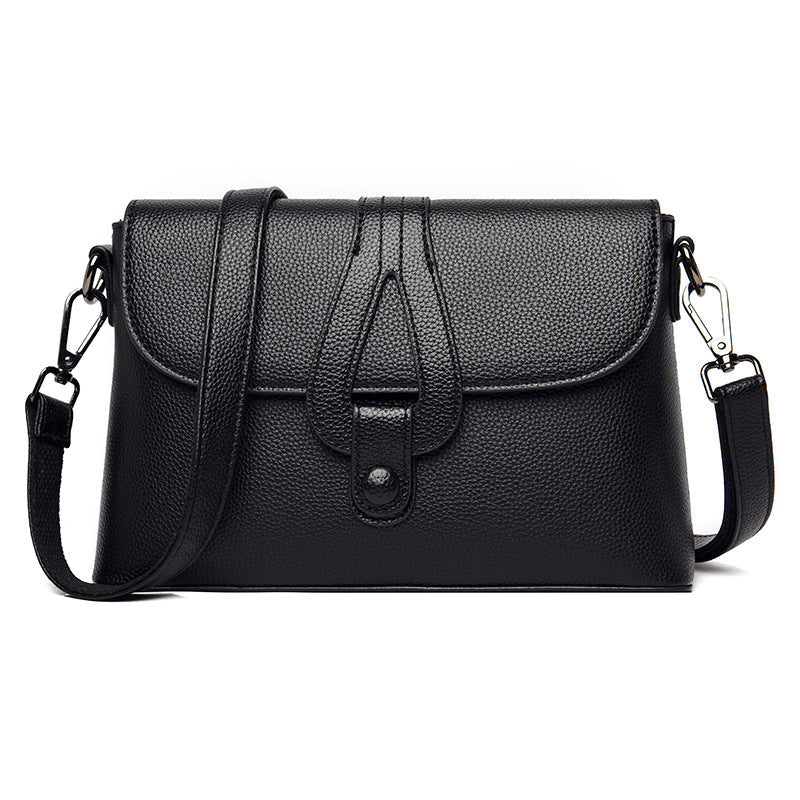 Lady's Solid Color Fashion Small Square Bag