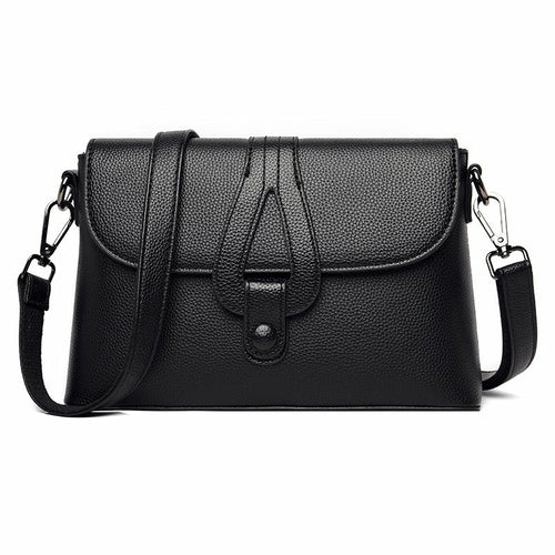 Lady's Solid Color Fashion Small Square Bag