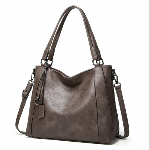Ladies Soft Leather Portable Fashion Casual Messenger Bag