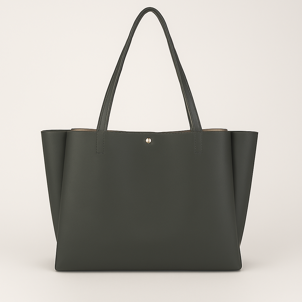 Leather Tote Bag for Women (Green)