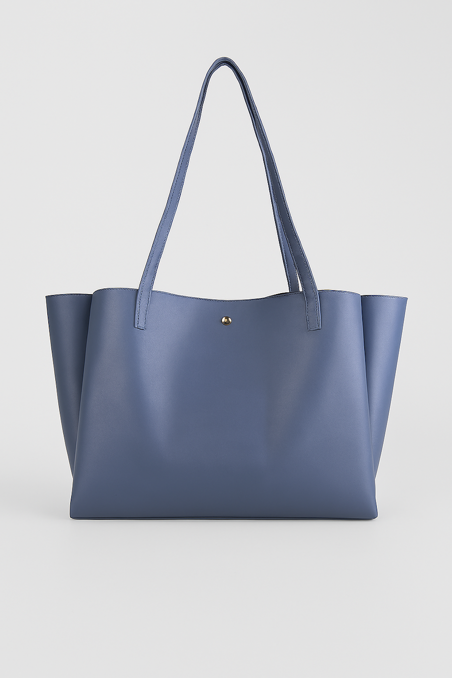 Leather Tote Bag for Women (Blue)